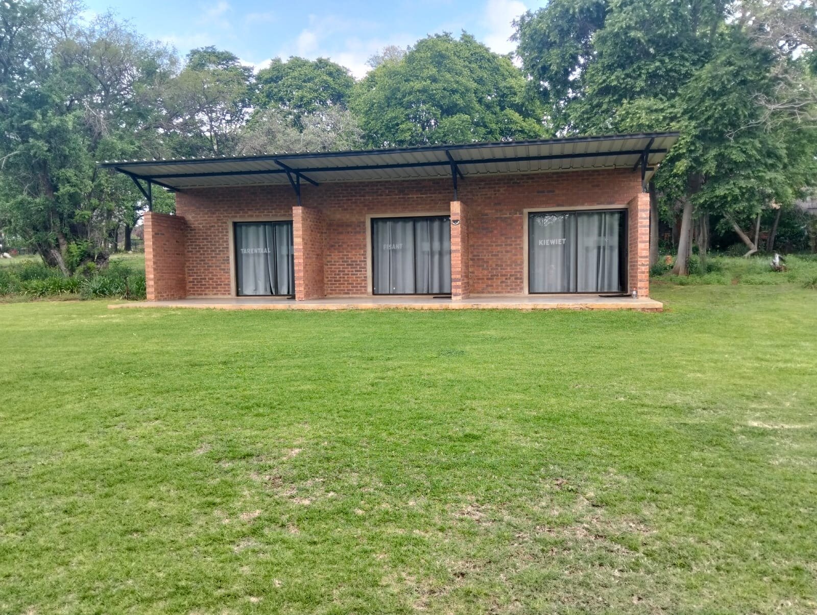 The face-brick rooms