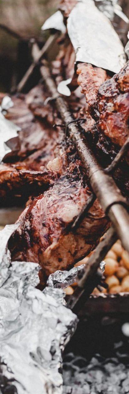 Slow-roasted on the spit